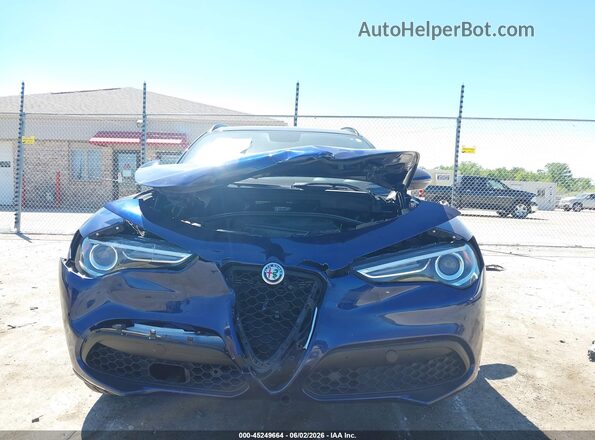 ZASPAKBN2K7C52821 2019 ALFA ROMEO STELVIO Blue წინა ხედი