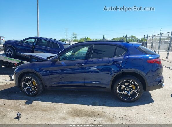 ZASPAKBN2K7C52821 2019 ALFA ROMEO STELVIO Blue სალონის 360-გრადუსიანი ხედი