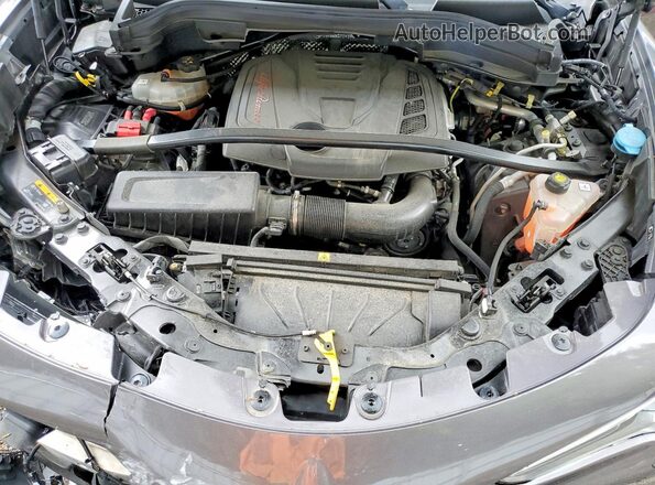 ZASPAKBN2M7D20909 2021 ALFA ROMEO STELVIO Gray Widok komory silnika