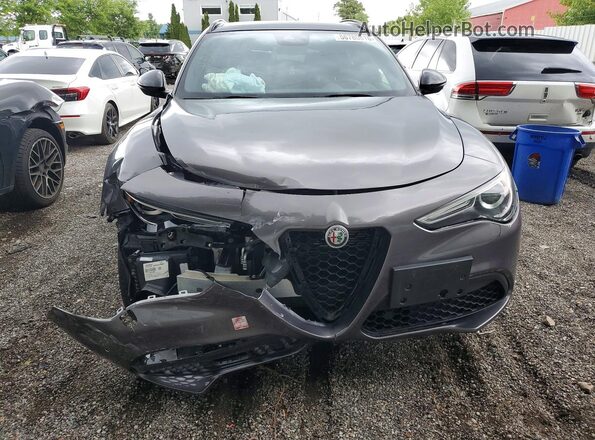 ZASPAKBN2M7D20909 2021 ALFA ROMEO STELVIO Gray Widok z przodu