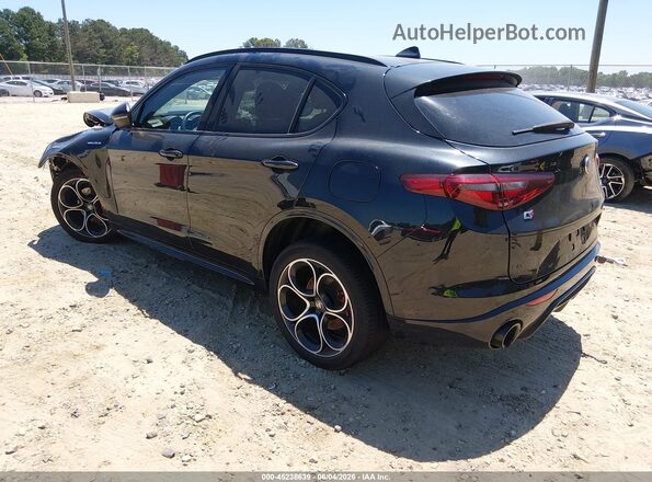 ZASPAKBN2N7D24511 2022 ALFA ROMEO STELVIO Black Trasero izquierdo