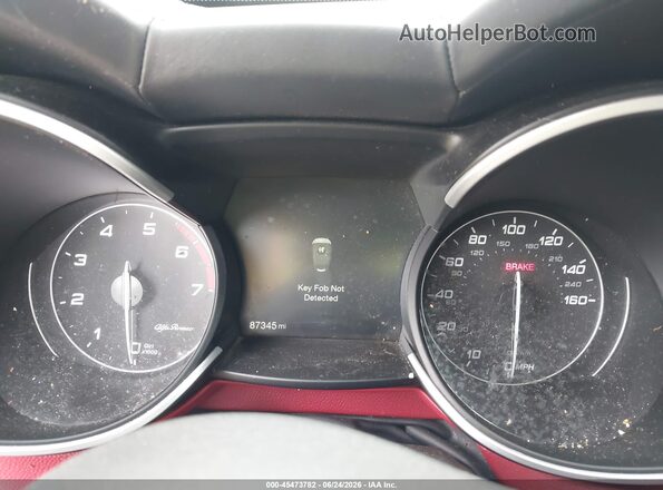 ZASPAKBN3K7C71569 2019 ALFA ROMEO STELVIO Black Vista de los asientos traseros