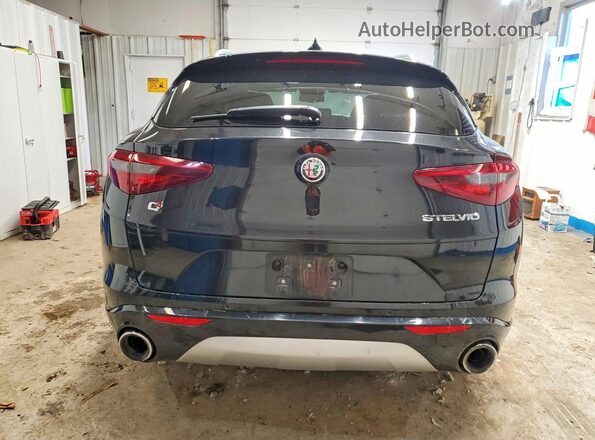 ZASPAKBN3M7C99973 2021 ALFA ROMEO STELVIO Black უკანა ხედი