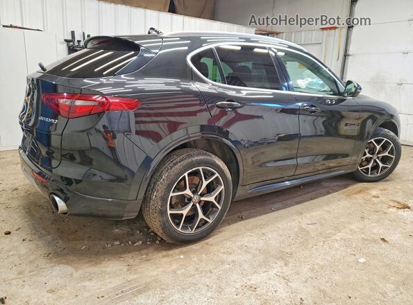 ZASPAKBN3M7C99973 2021 ALFA ROMEO STELVIO Black უკანა მარჯვენა