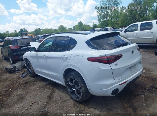 ZASPAKBN3M7D00734 2021 ALFA ROMEO STELVIO White Հետևի ձախ