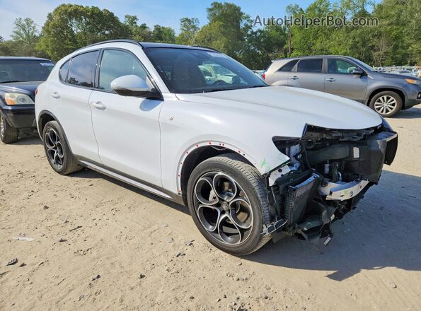 ZASPAKBN3P7D58962 2023 ALFA ROMEO STELVIO White Передня права чверть