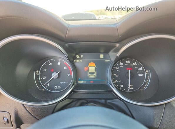 ZASPAKBN3P7D58962 2023 ALFA ROMEO STELVIO White Вид щитка приладів