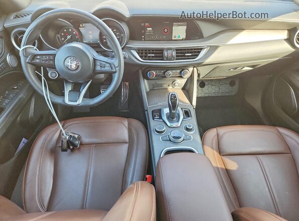 ZASPAKBN3P7D58962 2023 ALFA ROMEO STELVIO White Вид панелі приладів