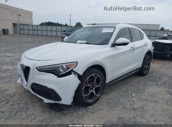 ZASPAKBN4K7C45546 2019 ALFA ROMEO STELVIO White Przód lewy