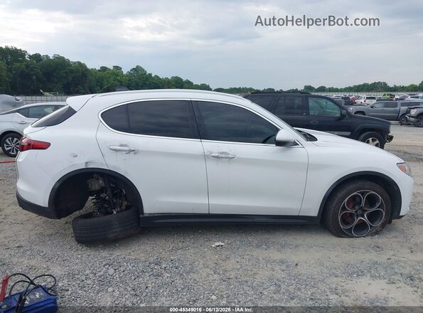 ZASPAKBN4K7C45546 2019 ALFA ROMEO STELVIO White Widok zestawu wskaźników
