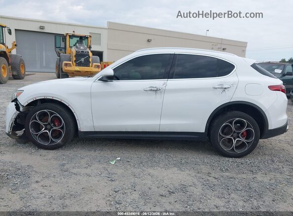 ZASPAKBN4K7C45546 2019 ALFA ROMEO STELVIO White Widok wnętrza z tyłu