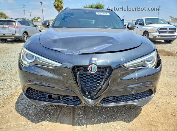 ZASPAKBN4L7C73221 2020 ALFA ROMEO STELVIO Black Вид спереду