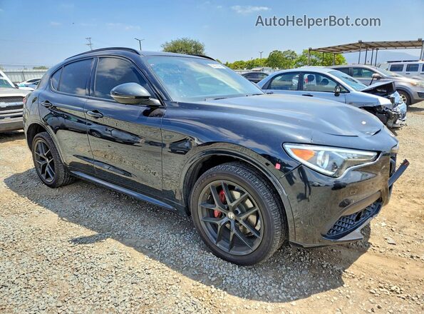 ZASPAKBN4L7C73221 2020 ALFA ROMEO STELVIO Black Передня права чверть