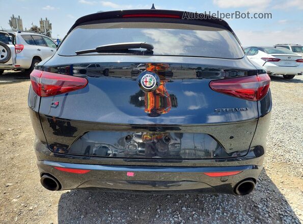 ZASPAKBN4L7C73221 2020 ALFA ROMEO STELVIO Black Вид ззаду