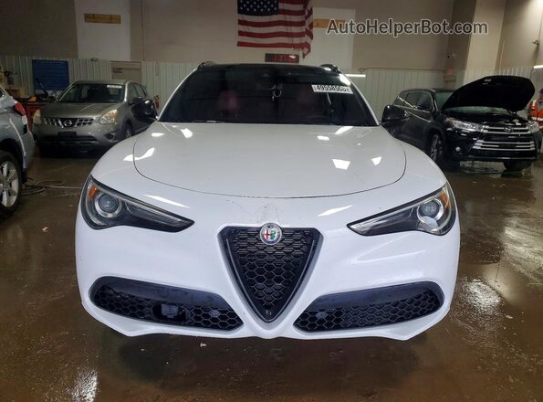 ZASPAKBN4L7C95848 2020 ALFA ROMEO STELVIO White Vista frontal