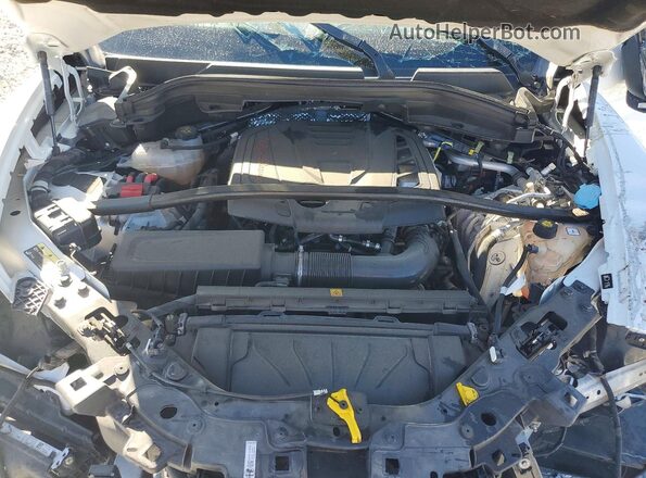 ZASPAKBN4P7D51390 2023 ALFA ROMEO STELVIO White Vista del compartimento del motor