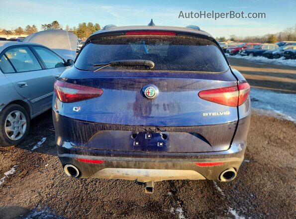 ZASPAKBN5K7C55101 2019 ALFA ROMEO STELVIO Blue Вид ззаду
