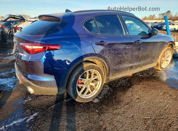 ZASPAKBN5K7C55101 2019 ALFA ROMEO STELVIO Blue Задня права чверть