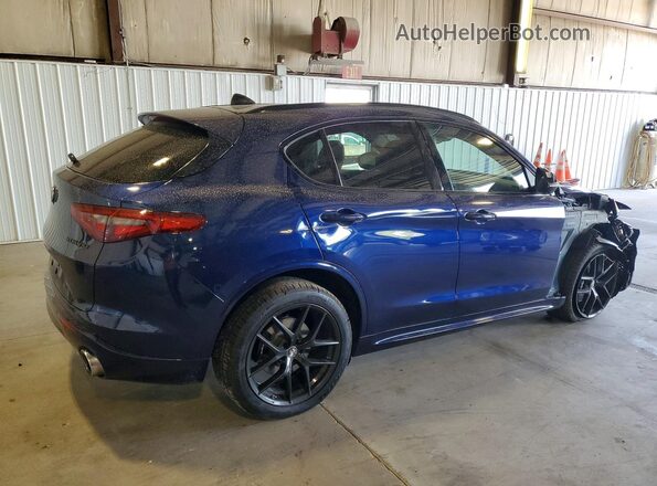 ZASPAKBN5M7C98971 2021 ALFA ROMEO STELVIO Blue Trasero derecho
