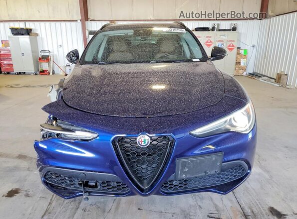 ZASPAKBN5M7C98971 2021 ALFA ROMEO STELVIO Blue Vista frontal
