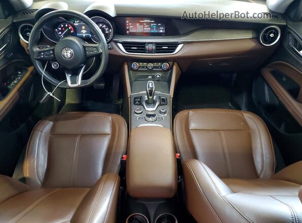 ZASPAKBN5M7C98971 2021 ALFA ROMEO STELVIO Blue Vista del salpicadero