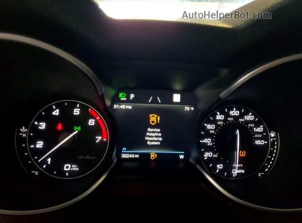 ZASPAKBN5M7C98971 2021 ALFA ROMEO STELVIO Blue Vista del cuadro de instrumentos