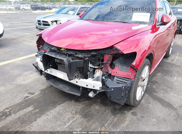ZASPAKBN5M7C99036 2021 ALFA ROMEO STELVIO Red Front view