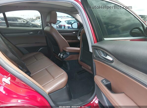 ZASPAKBN5M7C99036 2021 ALFA ROMEO STELVIO Red VIN sticker view