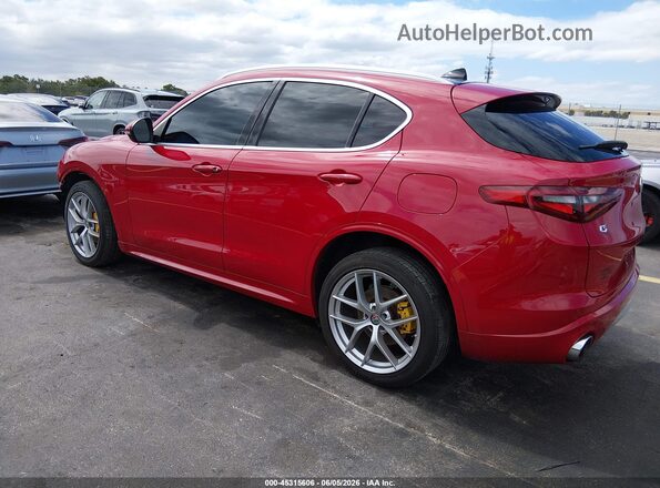 ZASPAKBN5M7C99036 2021 ALFA ROMEO STELVIO Red Rear left