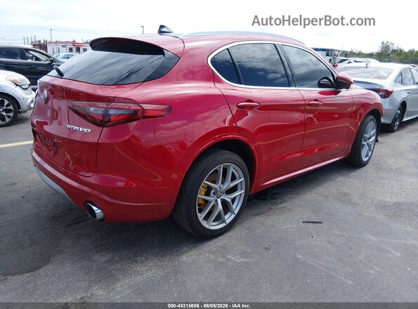 ZASPAKBN5M7C99036 2021 ALFA ROMEO STELVIO Red Rear right