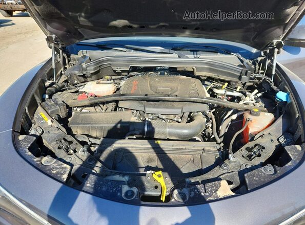 ZASPAKBN5M7D02601 2021 ALFA ROMEO STELVIO Gray Vista del compartimento del motor