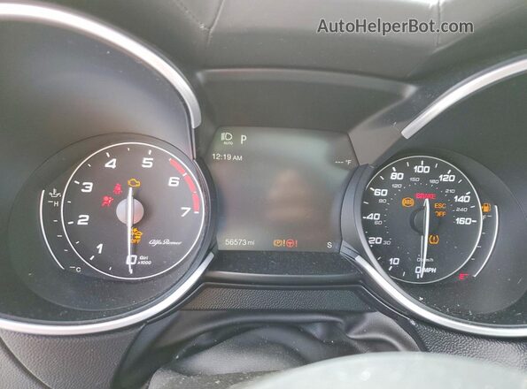 ZASPAKBN5N7D33400 2022 ALFA ROMEO STELVIO Белый Вид щитка приборов