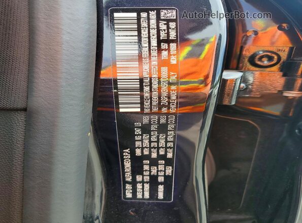 ZASPAKBN5R7D80688 2024 ALFA ROMEO STELVIO Black Widok naklejki z numerem VIN