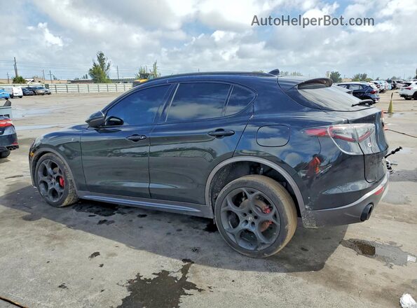 ZASPAKBN5R7D80688 2024 ALFA ROMEO STELVIO Black Tył lewy