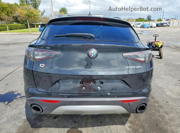 ZASPAKBN5R7D80688 2024 ALFA ROMEO STELVIO Black Widok z tyłu