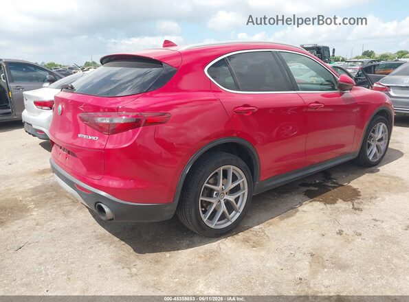 ZASPAKBN6K7C31308 2019 ALFA ROMEO STELVIO Red Rear right
