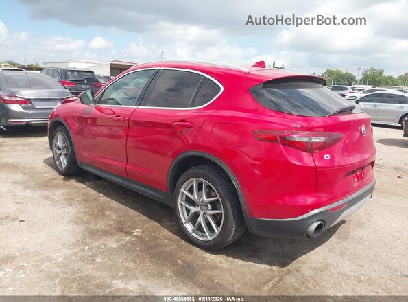 ZASPAKBN6K7C31308 2019 ALFA ROMEO STELVIO Red Rear left