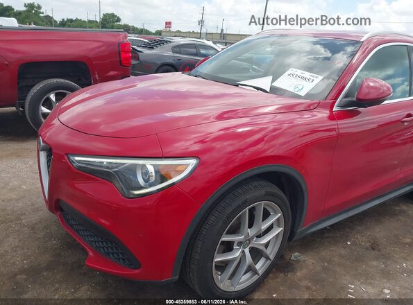 ZASPAKBN6K7C31308 2019 ALFA ROMEO STELVIO Red Front view