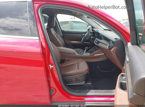 ZASPAKBN6K7C31308 2019 ALFA ROMEO STELVIO Red Front interior view