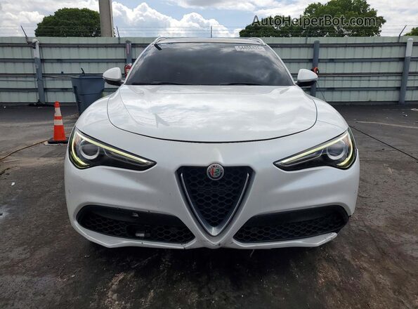 ZASPAKBN6K7C32751 2019 ALFA ROMEO STELVIO White Widok z przodu