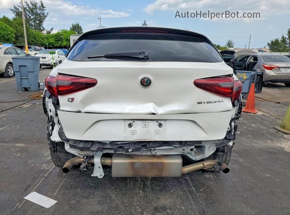 ZASPAKBN6K7C32751 2019 ALFA ROMEO STELVIO White Widok z tyłu