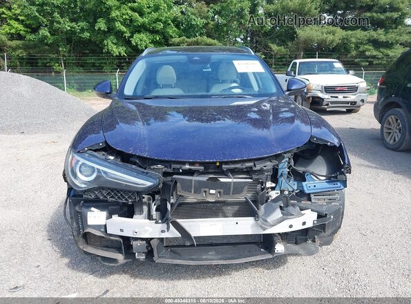 ZASPAKBN6L7C75245 2020 ALFA ROMEO STELVIO Blue Vista interior trasera