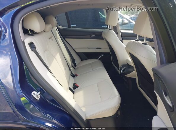 ZASPAKBN6L7C75245 2020 ALFA ROMEO STELVIO Blue Vista de la etiqueta del VIN