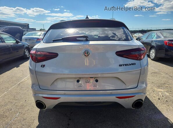 ZASPAKBN6M7D15373 2021 ALFA ROMEO STELVIO Silver Vista trasera
