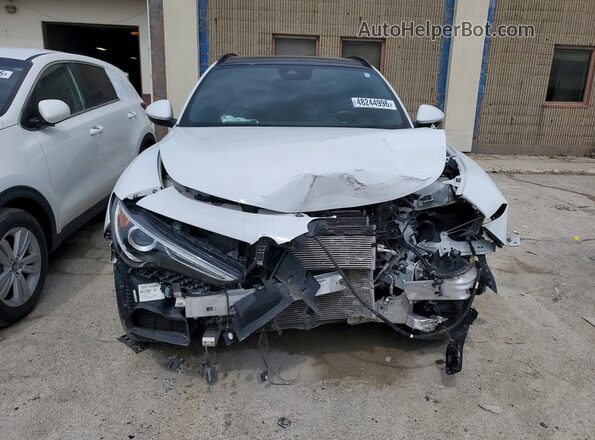 ZASPAKBN6N7D33812 2022 ALFA ROMEO STELVIO White Widok z przodu