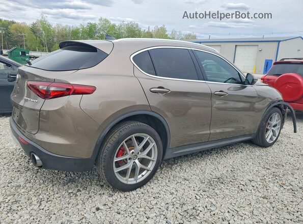 ZASPAKBN7K7C34217 2019 ALFA ROMEO STELVIO Gray Задня права чверть