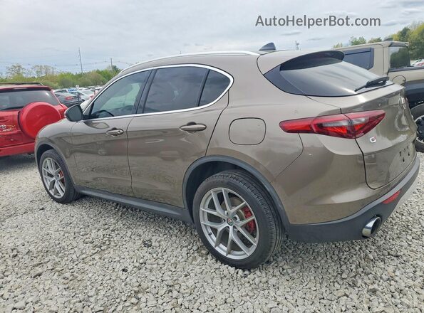 ZASPAKBN7K7C34217 2019 ALFA ROMEO STELVIO Gray Задня ліва чверть