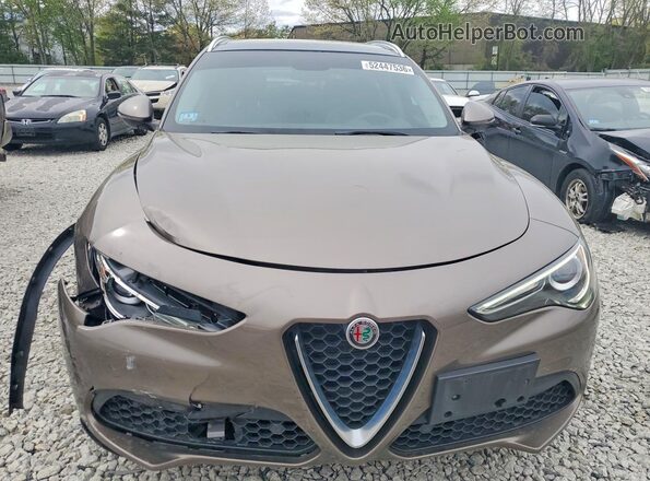 ZASPAKBN7K7C34217 2019 ALFA ROMEO STELVIO Gray Вид спереду