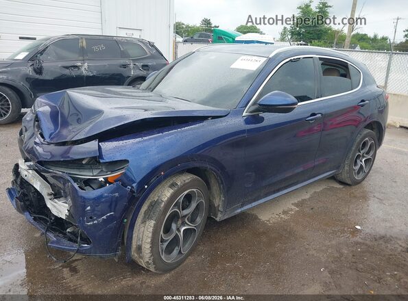 ZASPAKBN7L7C77456 2020 ALFA ROMEO STELVIO Dark Blue Przód lewy