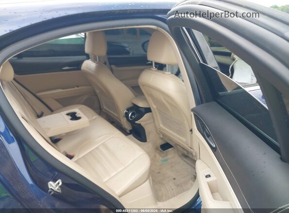 ZASPAKBN7L7C77456 2020 ALFA ROMEO STELVIO Dark Blue Widok naklejki z numerem VIN